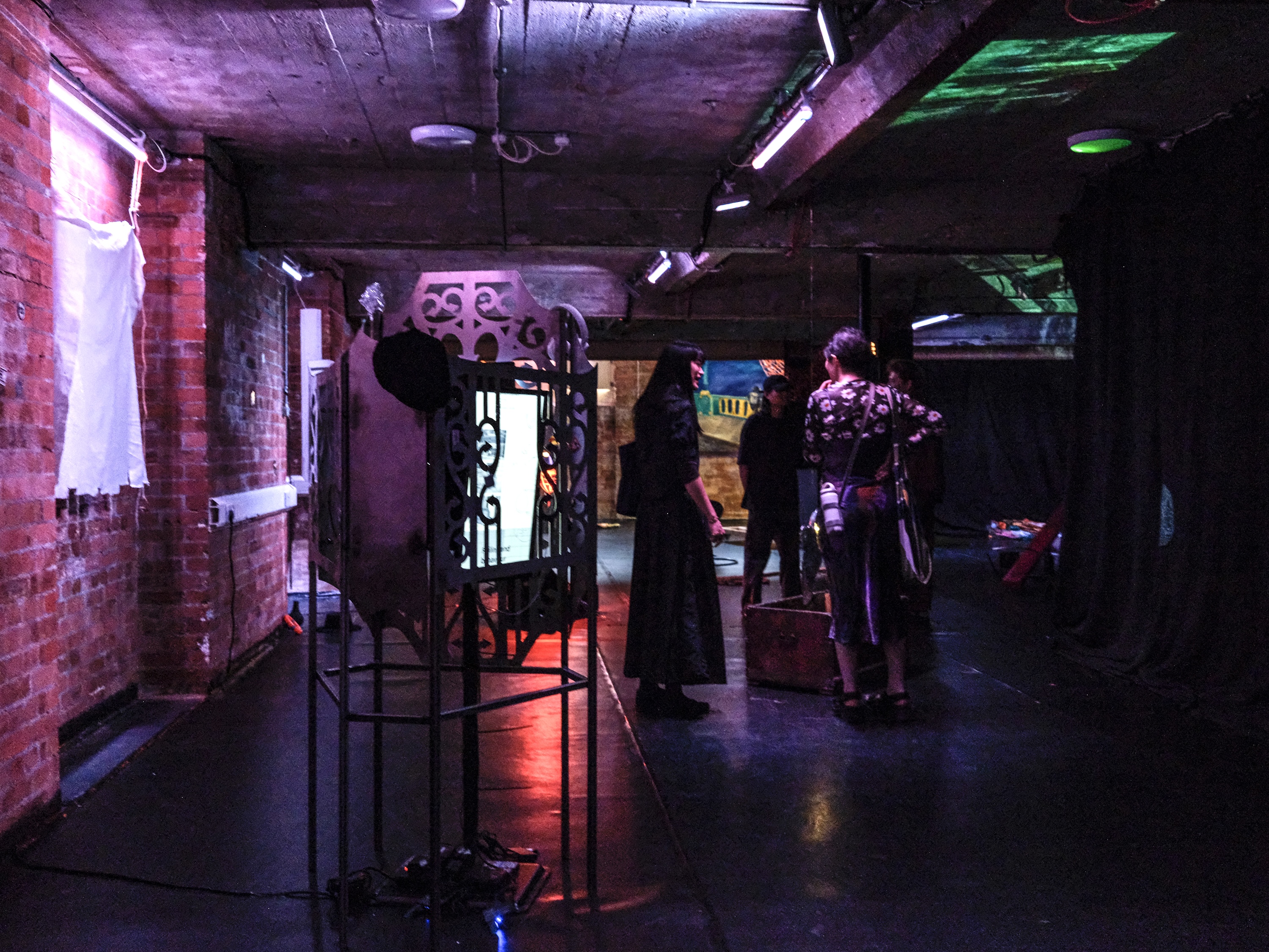 Visitors at Plant a Lamppost in the Exhibition